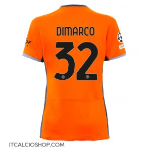 Inter Milan Federico Dimarco #32 Terza Maglia Femmina 2023-24 Manica Corta